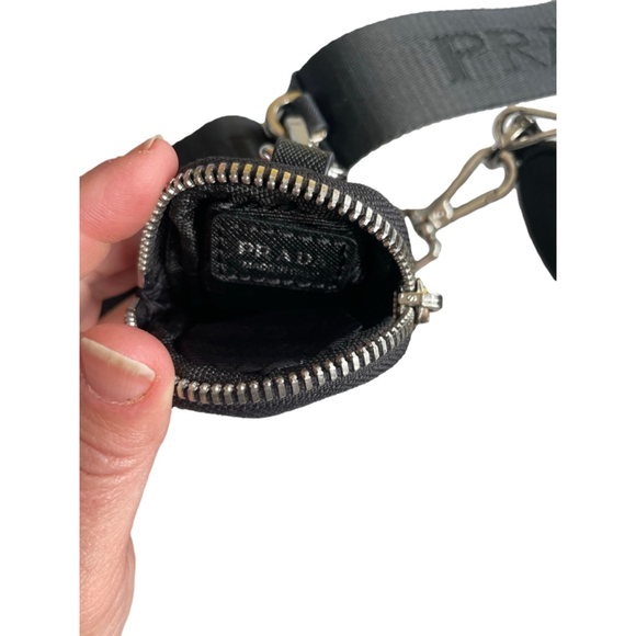 Authentic PRADA RE-Edition 2005 Shoulder Bag 1BH204 Black Nylon #36634584 - Picture 14 of 15